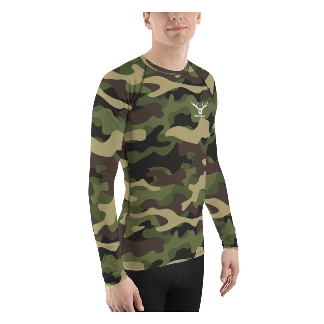 Long Sleeve Men's Camo Style Shirt FreedomUSA Outdoors Edition