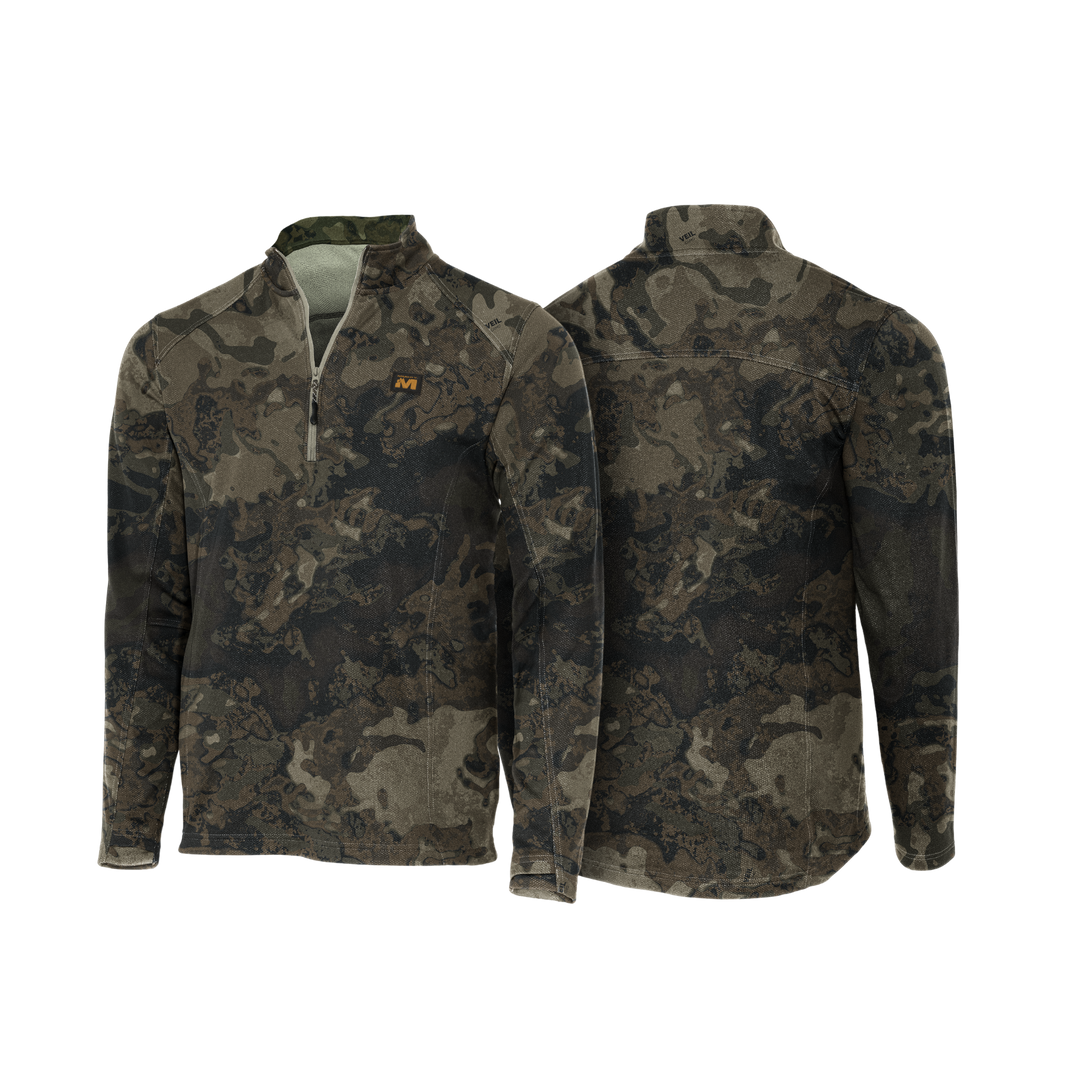 Muddy Men's DV8 Quest Midweight Fleece Quarter Zip