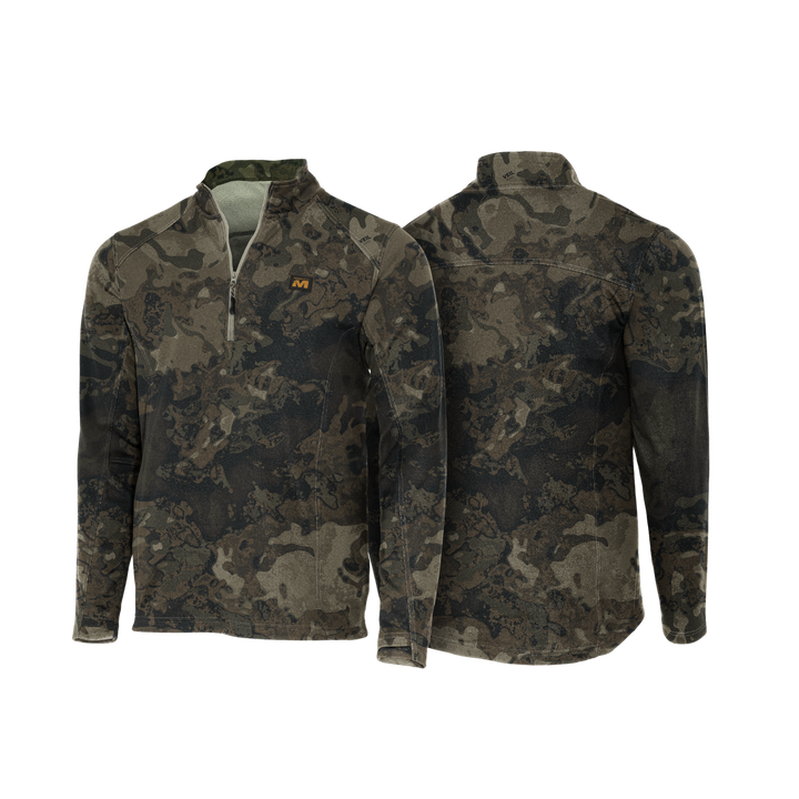 Muddy Men's DV8 Quest Midweight Fleece Quarter Zip
