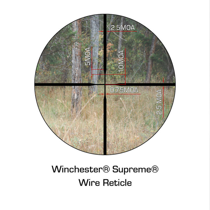 Winchester Supreme 2-7x32mm Riflescope