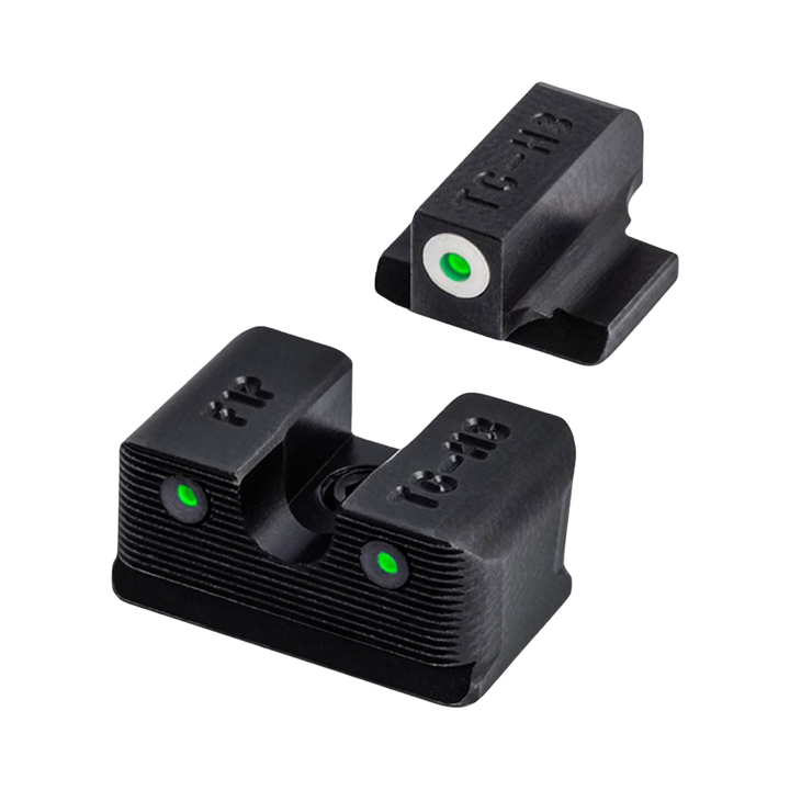 TRUGLO Tritium Pro Day & Night Handgun Sights - Compatible with FN Handguns