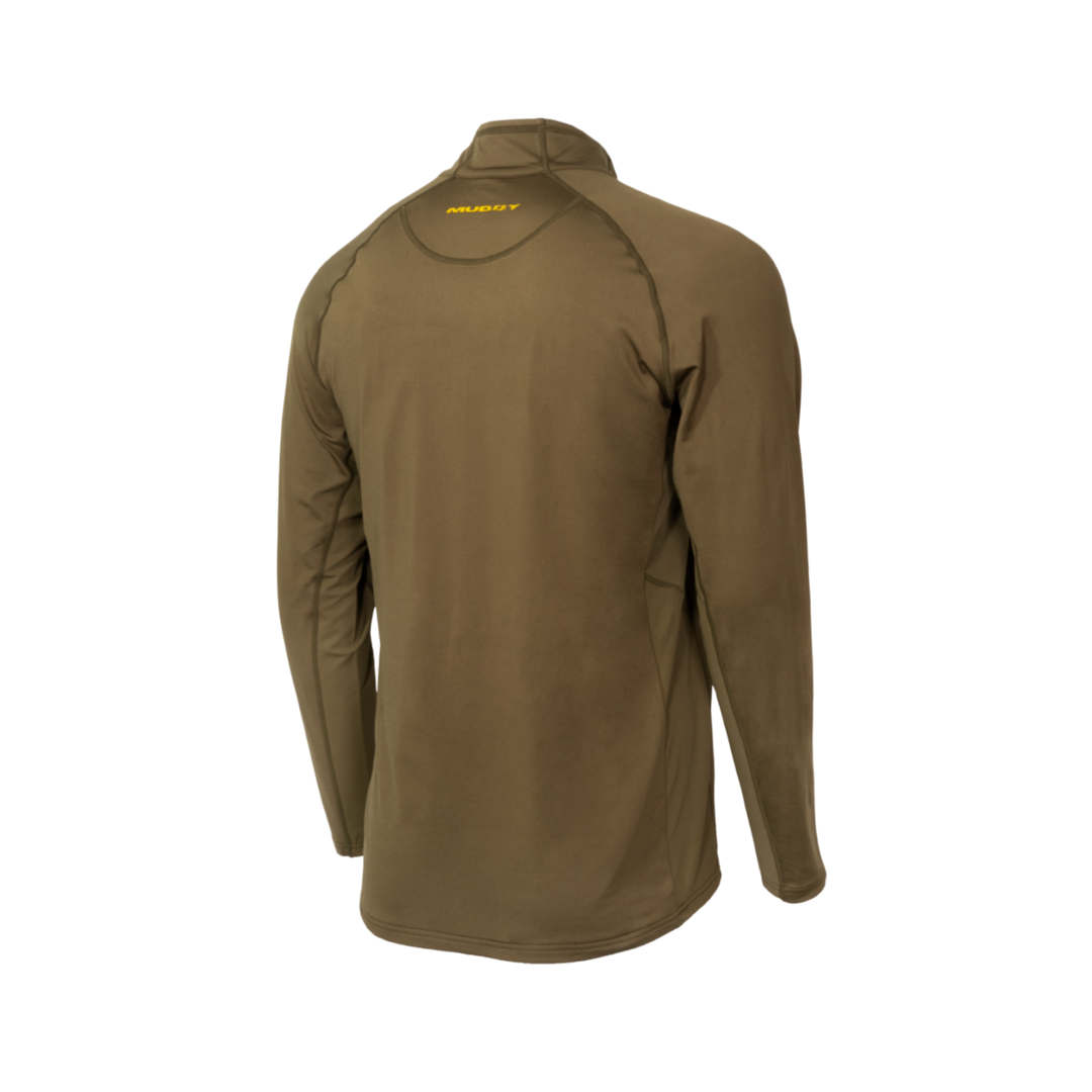 Muddy Men's Nucleus Heated Quarter Zip - Brown Clay