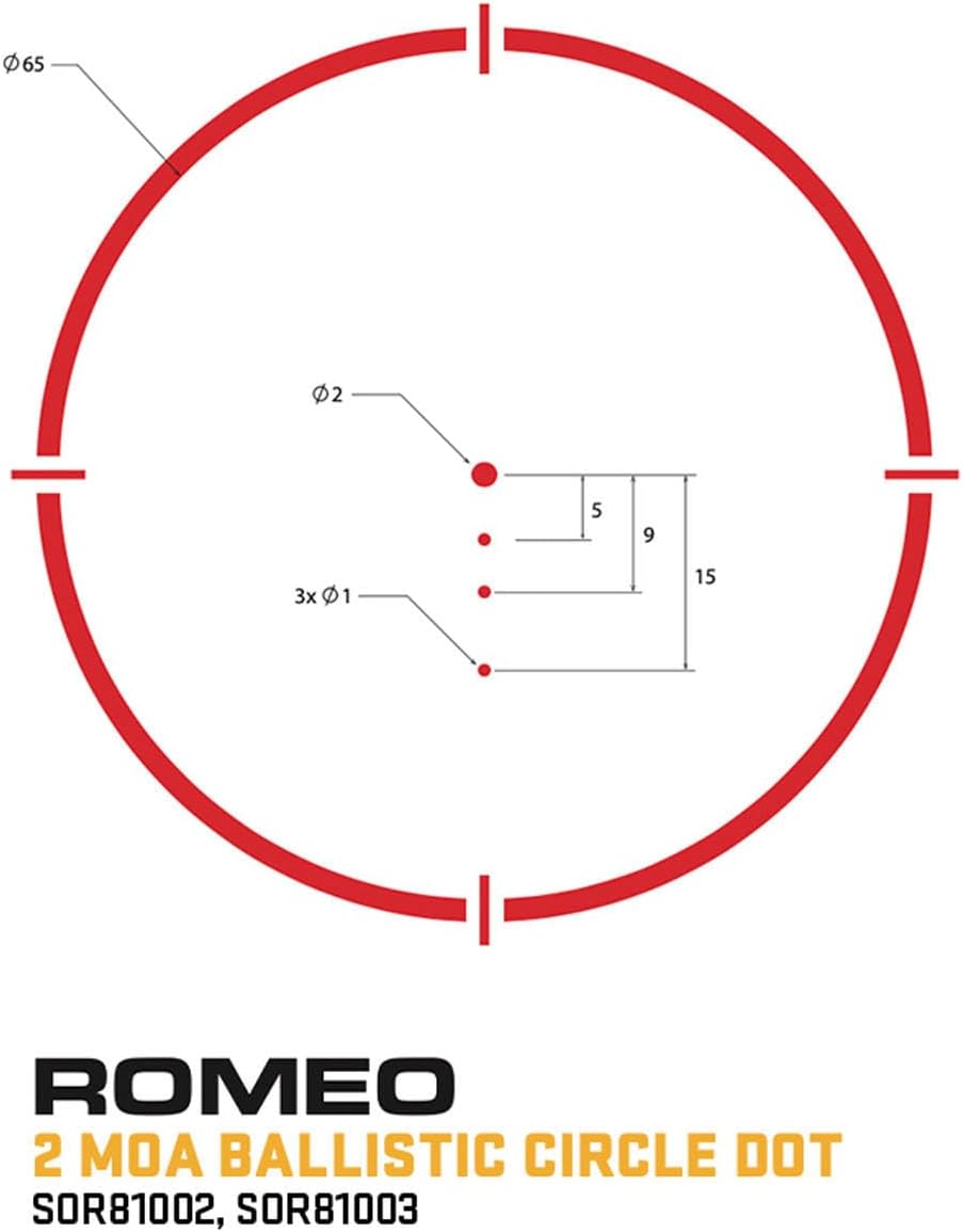 Sig Sauer ROMEO8T 1x38mm Red Dot Sight