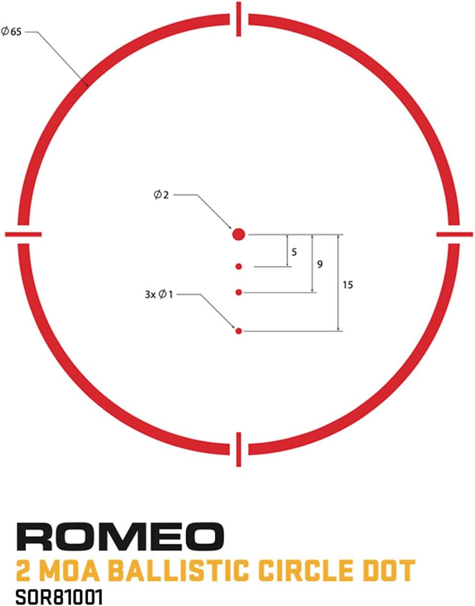 Sig Sauer ROMEO8H 1x38mm Red Dot Sight