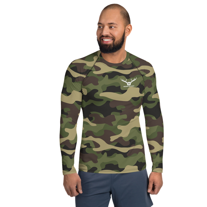 Long Sleeve Men's Camo Style Shirt FreedomUSA Outdoors Edition