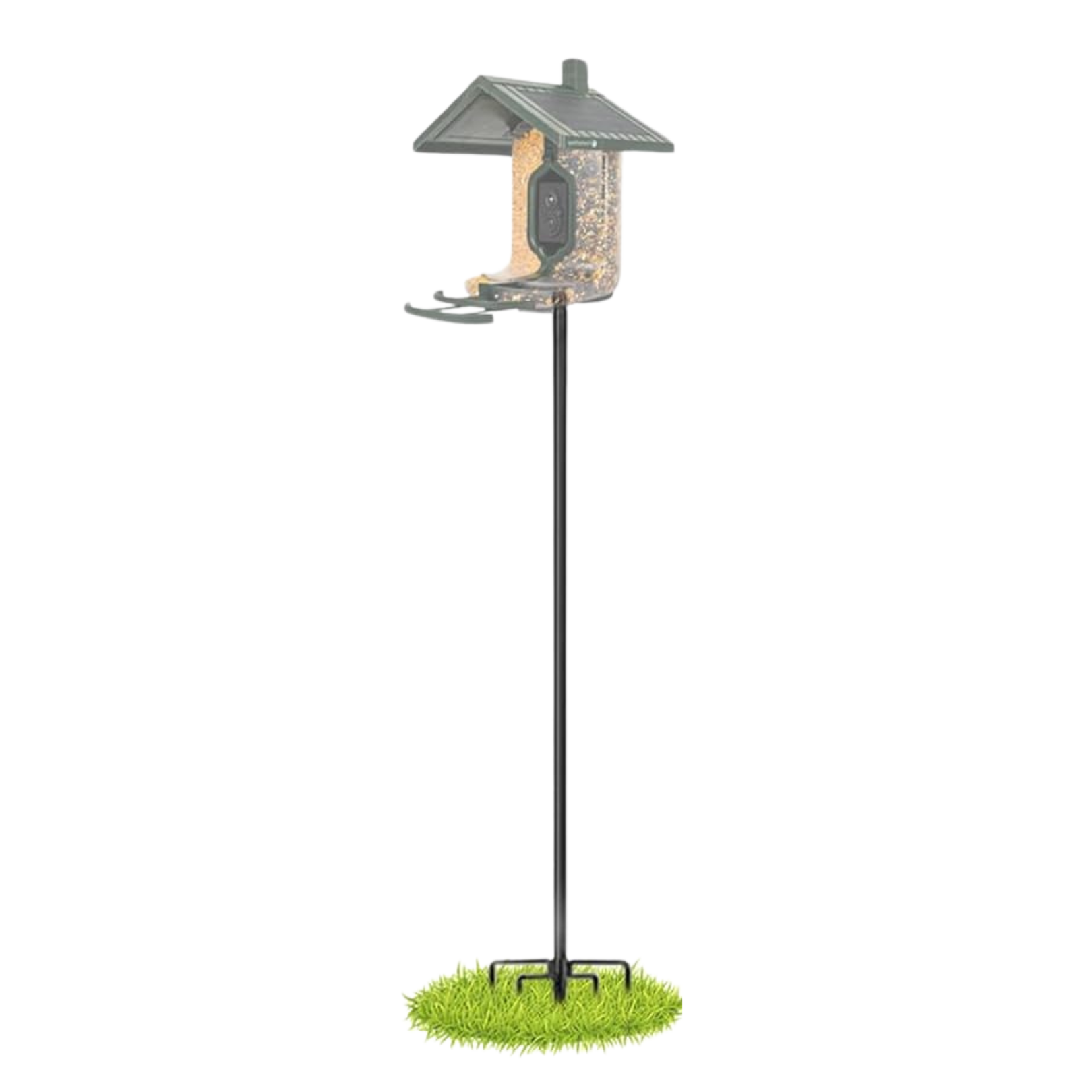 Upgrade Vogelhaus Stange – 233 Cm Höhe, Verstellbar, Mit 5-Zinken-Basis Für Smart Bird Feeder & Vogelhäuser