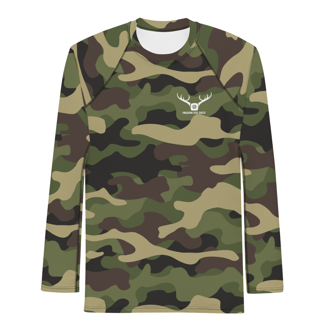 Long Sleeve Men's Camo Style Shirt FreedomUSA Outdoors Edition