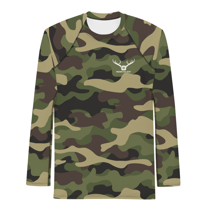 Long Sleeve Men's Camo Style Shirt FreedomUSA Outdoors Edition