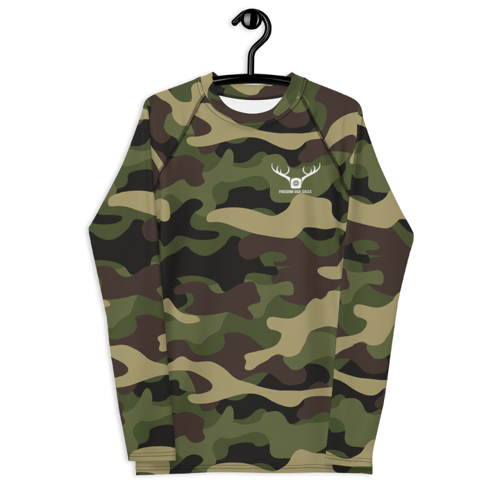 Long Sleeve Men's Camo Style Shirt FreedomUSA Outdoors Edition