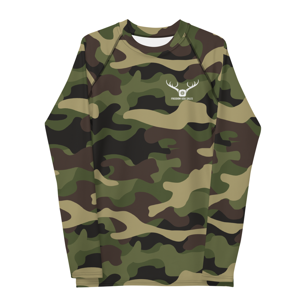 Long Sleeve Men's Camo Style Shirt FreedomUSA Outdoors Edition
