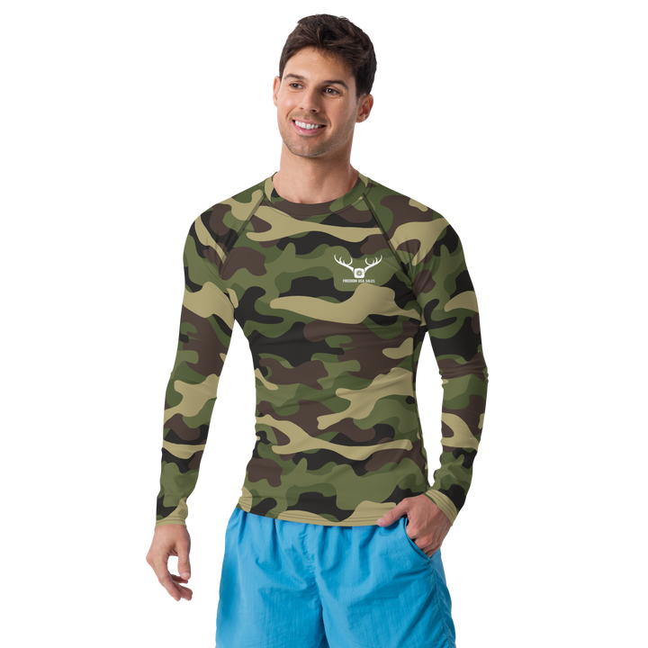 Long Sleeve Men's Camo Style Shirt FreedomUSA Outdoors Edition