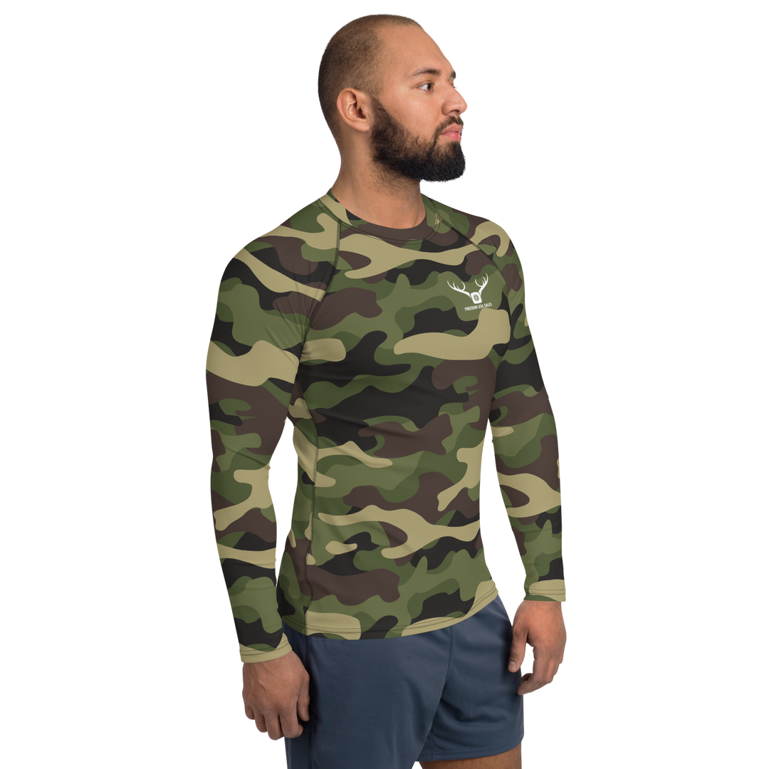 Long Sleeve Men's Camo Style Shirt FreedomUSA Outdoors Edition