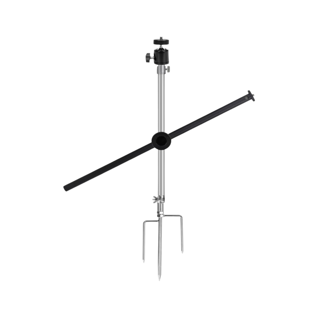 Adjustable Steel Double Tripod Mounting Post for Trail Cameras & Solar Panels - 19"-33"