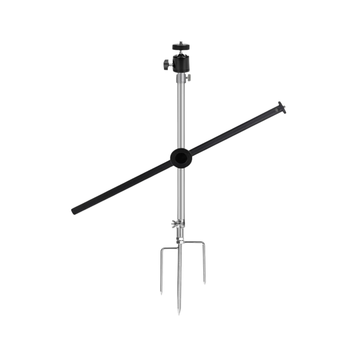 Adjustable Steel Double Tripod Mounting Post for Trail Cameras & Solar Panels - 19"-33"