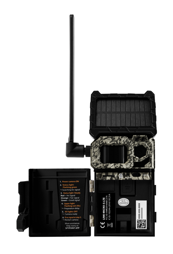 SPYPOINT LINK-MICRO-S-LTE Solar Cellular Trail Camera with FREE Security Box, Micro SD card, LIT-10 battery - Freedom USA Sales