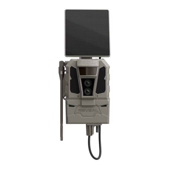 Tactacam REVEAL Pro 4.0 Solar Cellular Trail Camera with Solar Panel and FlexPack R5 Battery