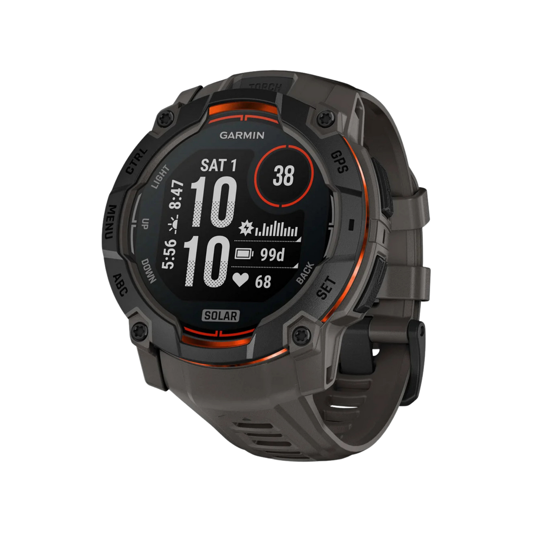 Garmin Instinct® 3 Smartwatch - Bundle with Free Charging Accessories