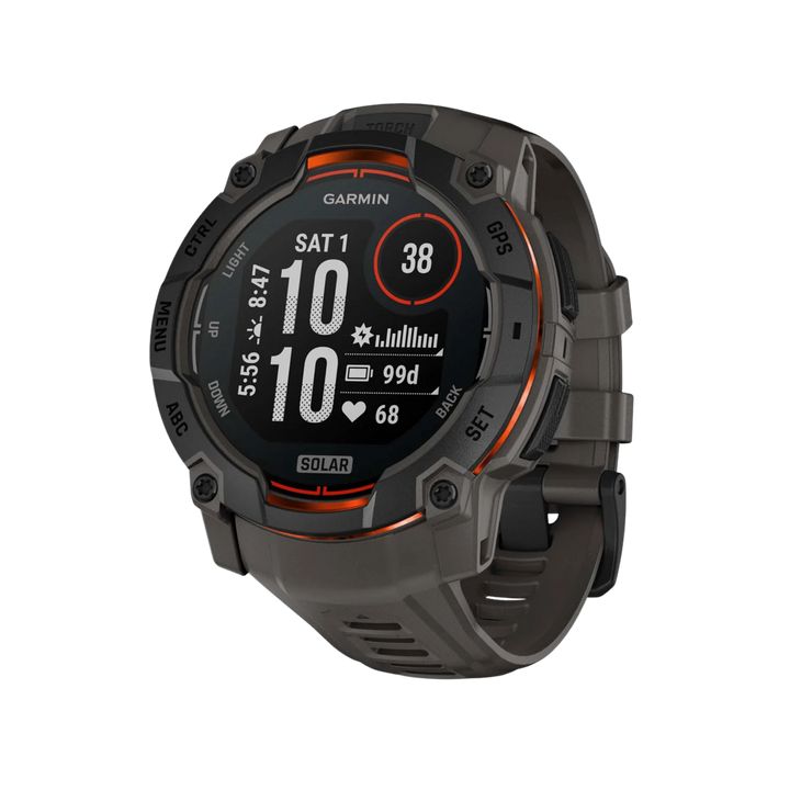 Garmin Instinct® 3 Smartwatch - Bundle with Free Charging Accessories