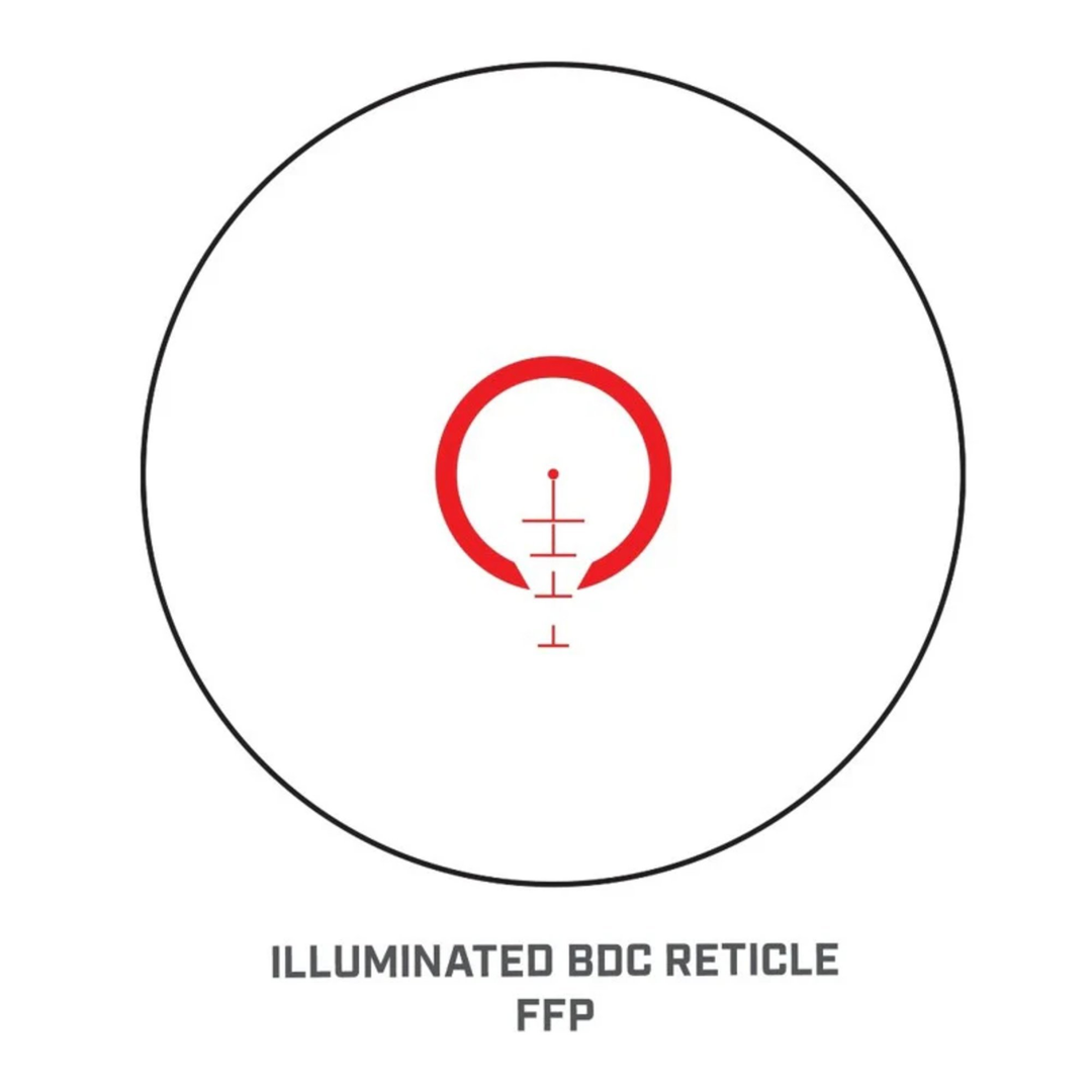 Bushnell AR Optics illuminated BTR-1 FFP BDC reticle