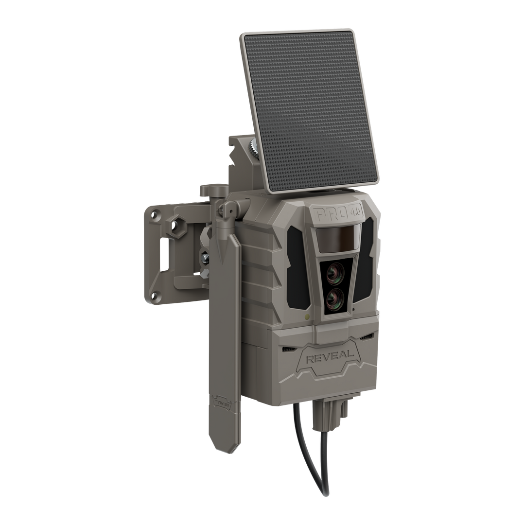 Tactacam REVEAL Pro 4.0 Solar Cellular Trail Camera with Solar Panel and FlexPack R5 Battery