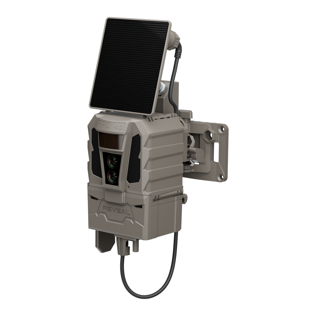 Tactacam REVEAL Pro 4.0 Solar Cellular Trail Camera with Solar Panel and FlexPack R5 Battery