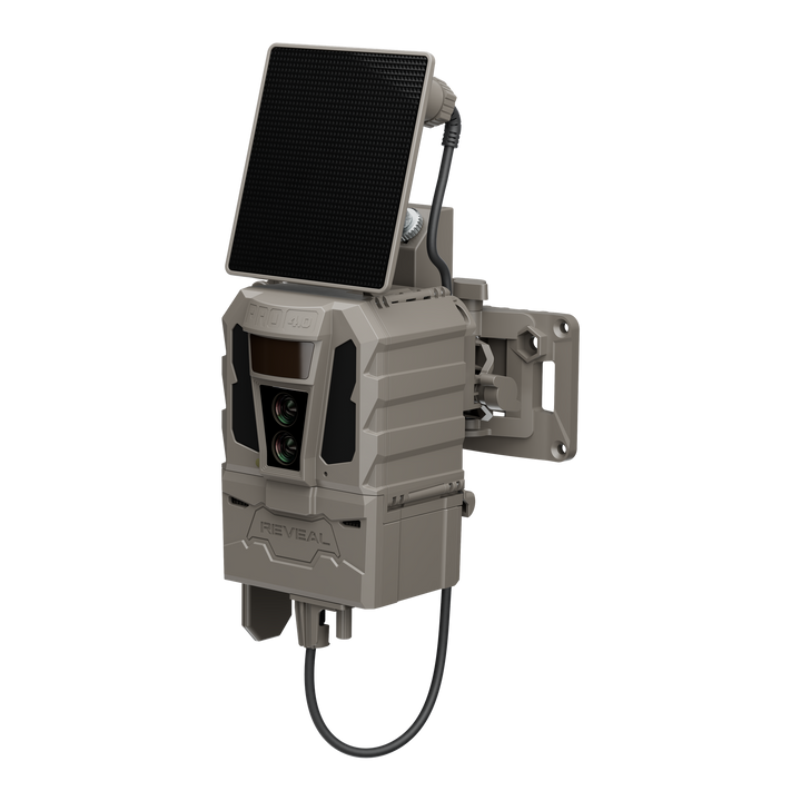 Tactacam REVEAL Pro 4.0 Solar Cellular Trail Camera with Solar Panel and FlexPack R5 Battery