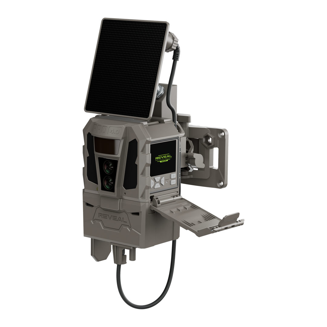 Tactacam REVEAL Pro 4.0 Solar Cellular Trail Camera with Solar Panel and FlexPack R5 Battery