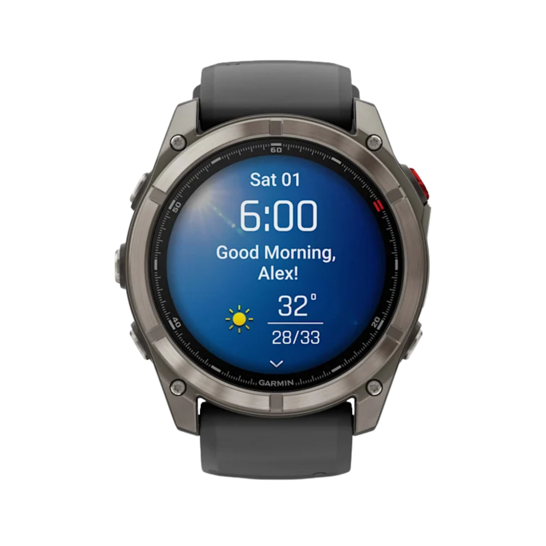 Garmin fēnix® 8 Smartwatch - Bundle with Free Charging Accessories