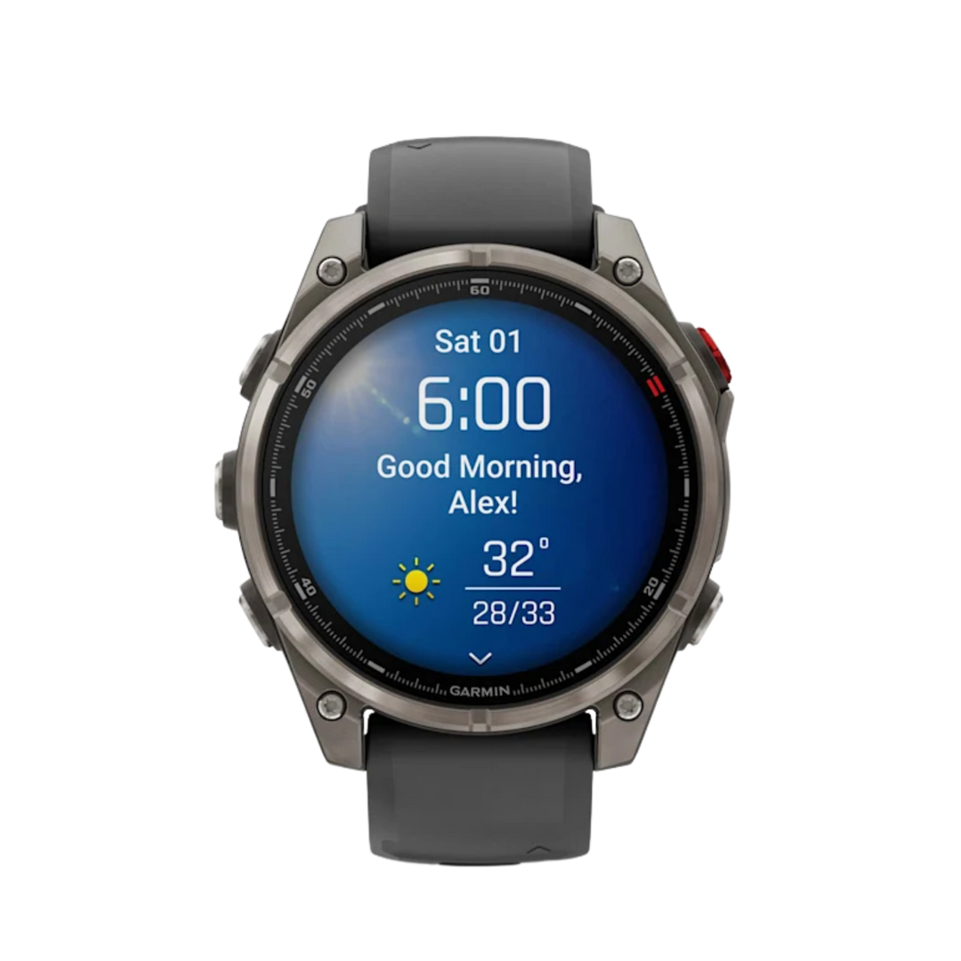 Garmin fēnix® 8 Smartwatch - Bundle with Free Charging Accessories