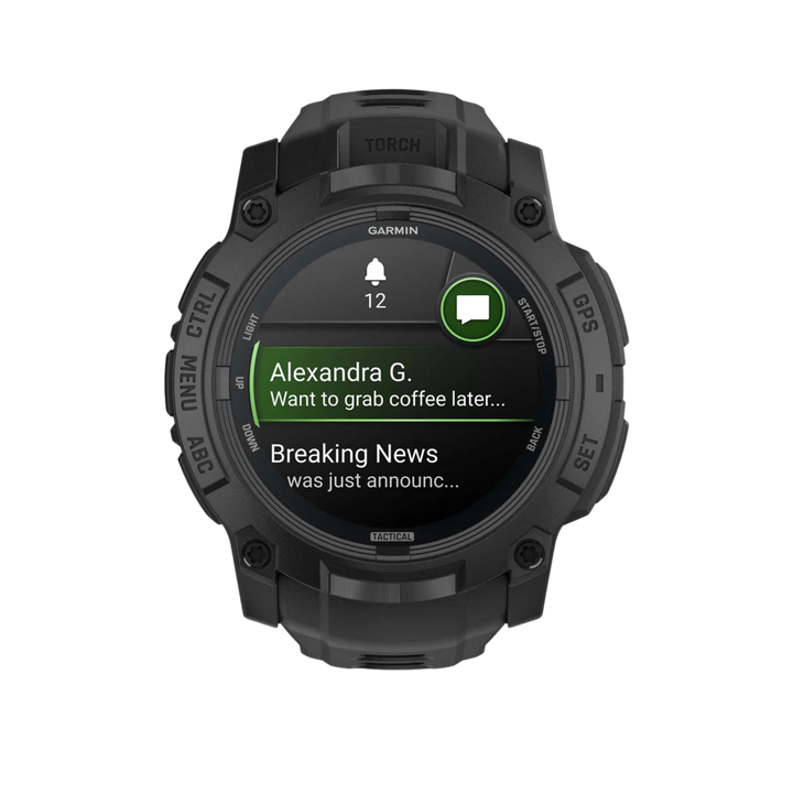 Garmin Instinct® 3 Smartwatch - Bundle with Free Charging Accessories