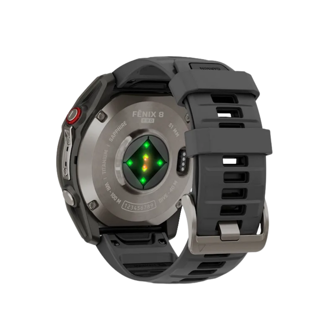 Garmin fēnix® 8 Smartwatch - Bundle with Free Charging Accessories