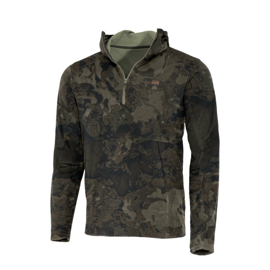 Muddy Men's DV8 Quest Midweight Fleece Quarter-Zip Hoodie