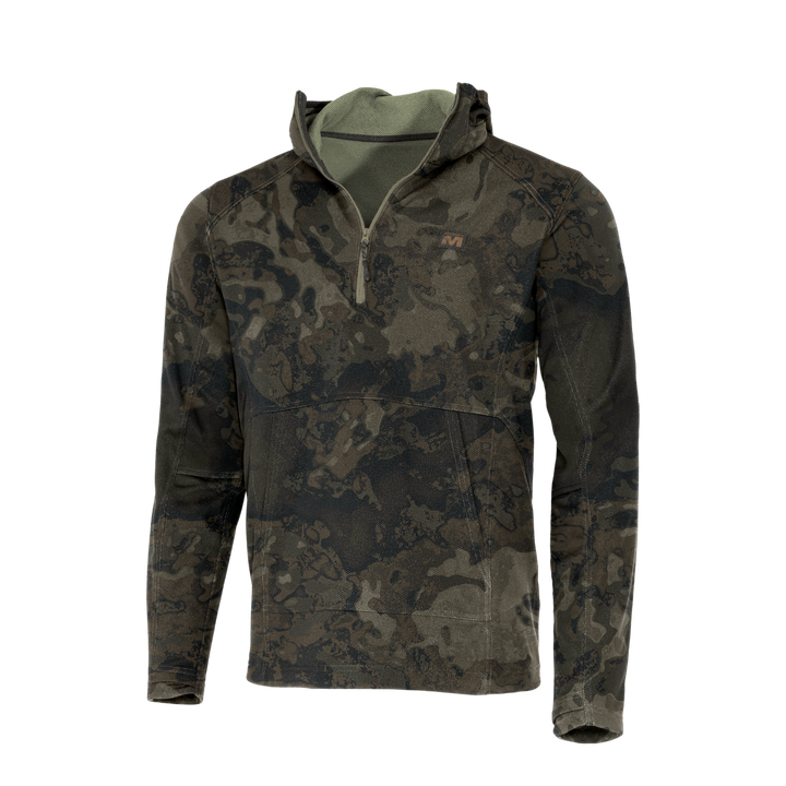 Muddy Men's DV8 Quest Midweight Fleece Quarter-Zip Hoodie