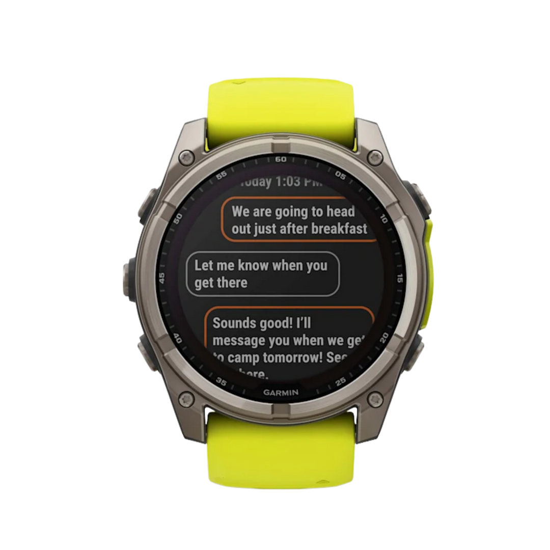 Garmin fēnix® 8 Smartwatch - Bundle with Free Charging Accessories
