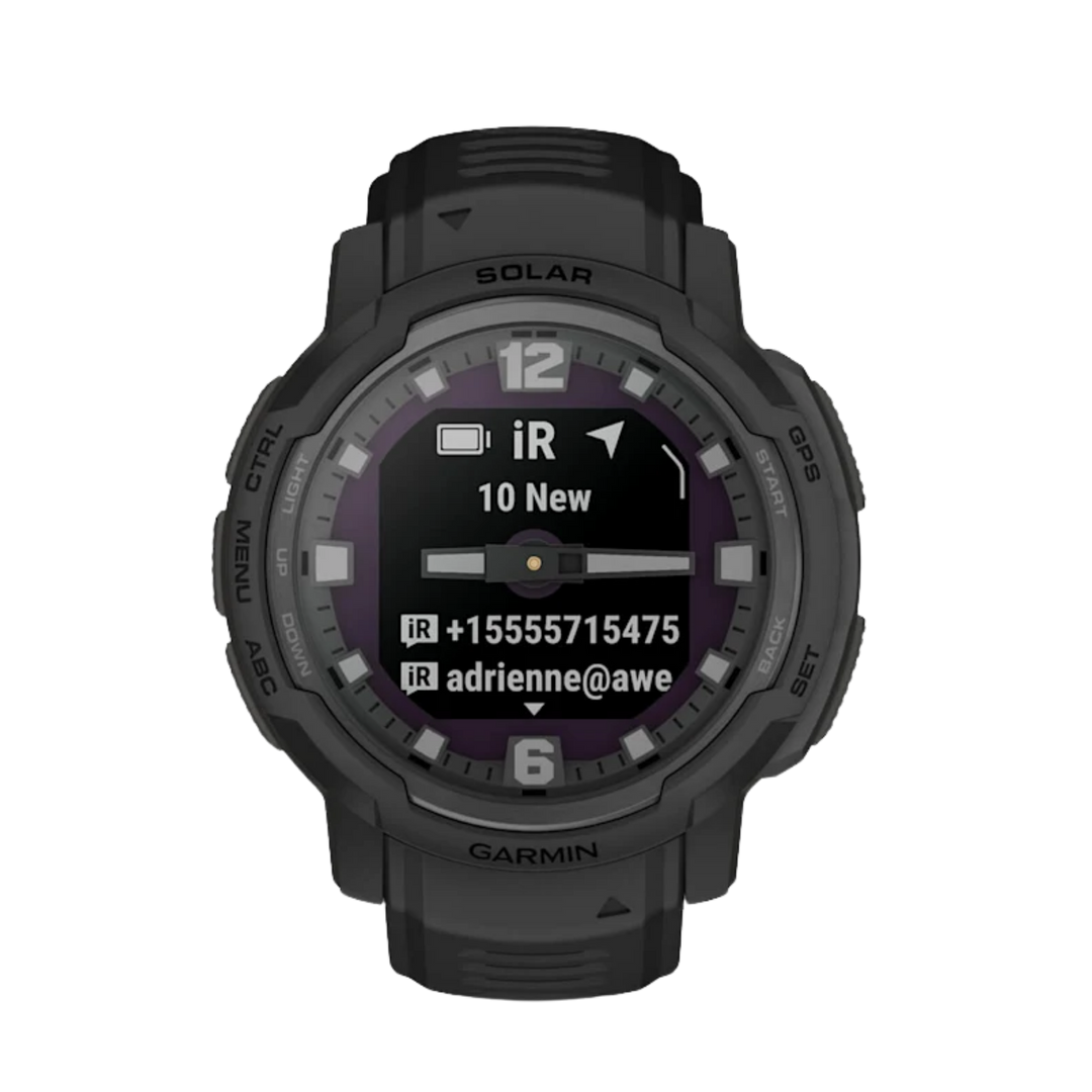 Garmin Instinct® Crossover Smartwatch - Bundle with Free Charging Accessories