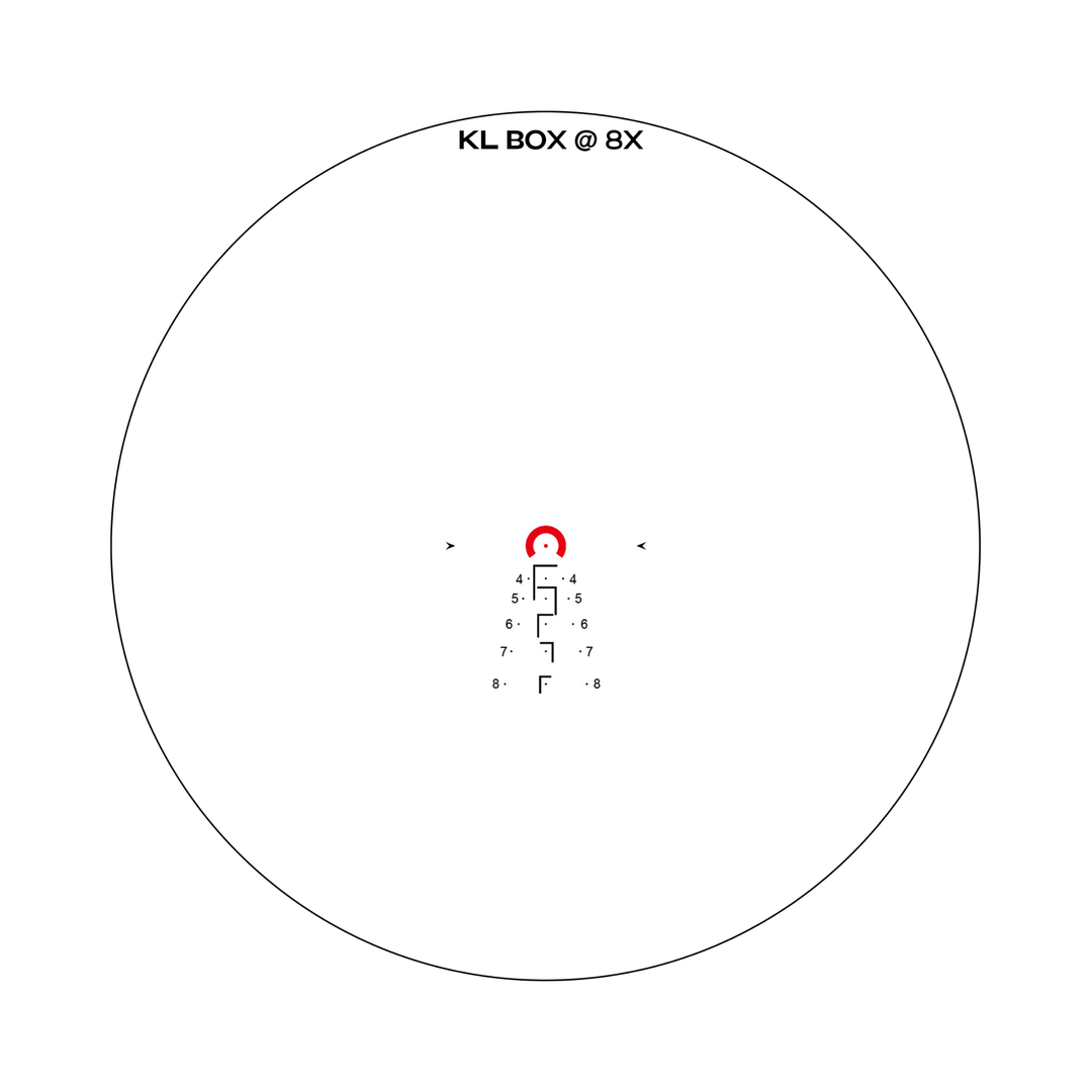 Arken Optics EP-8 1-8x28mm FFP LPVO Illuminated KLBOX Reticle 34mm Tube Riflescope