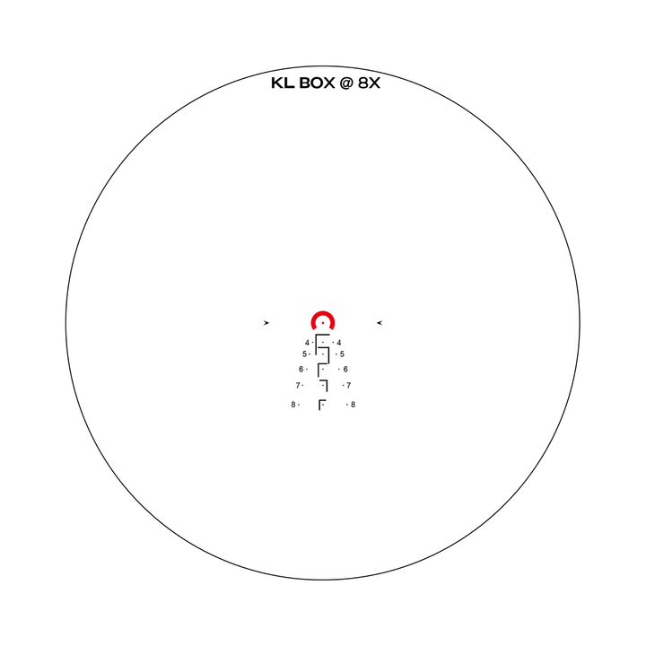 Arken Optics EP-8 1-8x28mm FFP LPVO Illuminated KLBOX Reticle 34mm Tube Riflescope