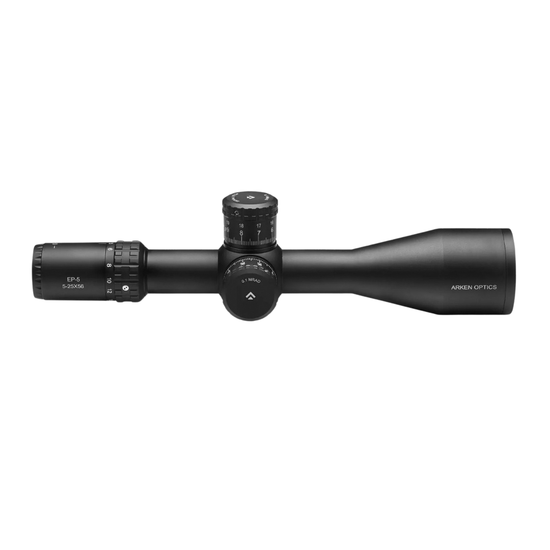 Arken Optics EP-5 5-25X56mm FFP Illuminated VPR - Zero Stop - 34mm Tube Riflescope