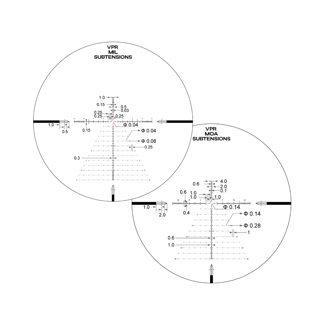 Arken Optics EP-5 5-25X56mm FFP Illuminated VPR - Zero Stop - 34mm Tube Riflescope
