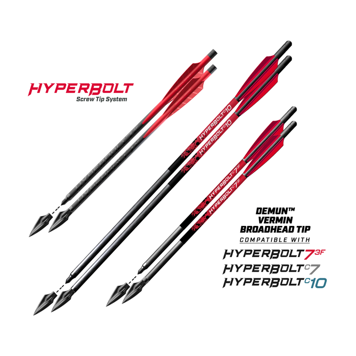 Barnett Demun Helical Broadheads 12 Pack