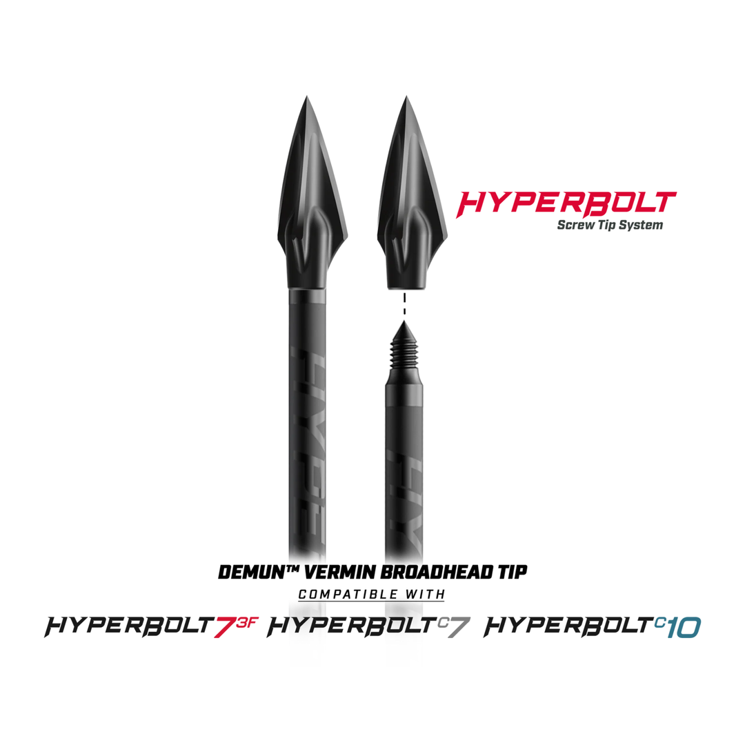 Barnett Demun Helical Broadheads 12 Pack