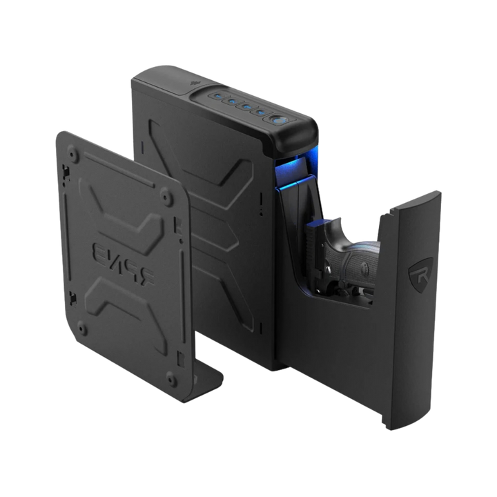 RPNB Biometric Handgun Safe with Quick Access Sliding Door (with Mounting Hardware)  RP2007