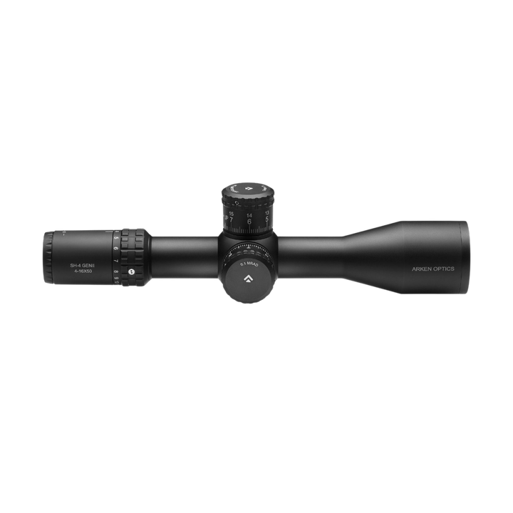 Arken Optics SH-4 4-16X50mm GEN2 FFP Illuminated VPR - Zero Stop - 34mm Tube Riflescope