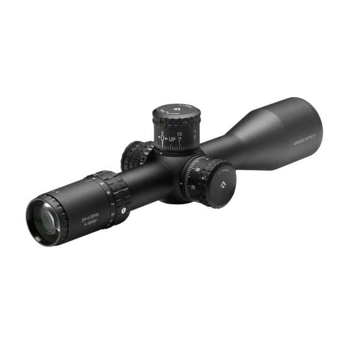 Arken Optics SH-4 4-16X50mm GEN2 FFP Illuminated VPR - Zero Stop - 34mm Tube Riflescope