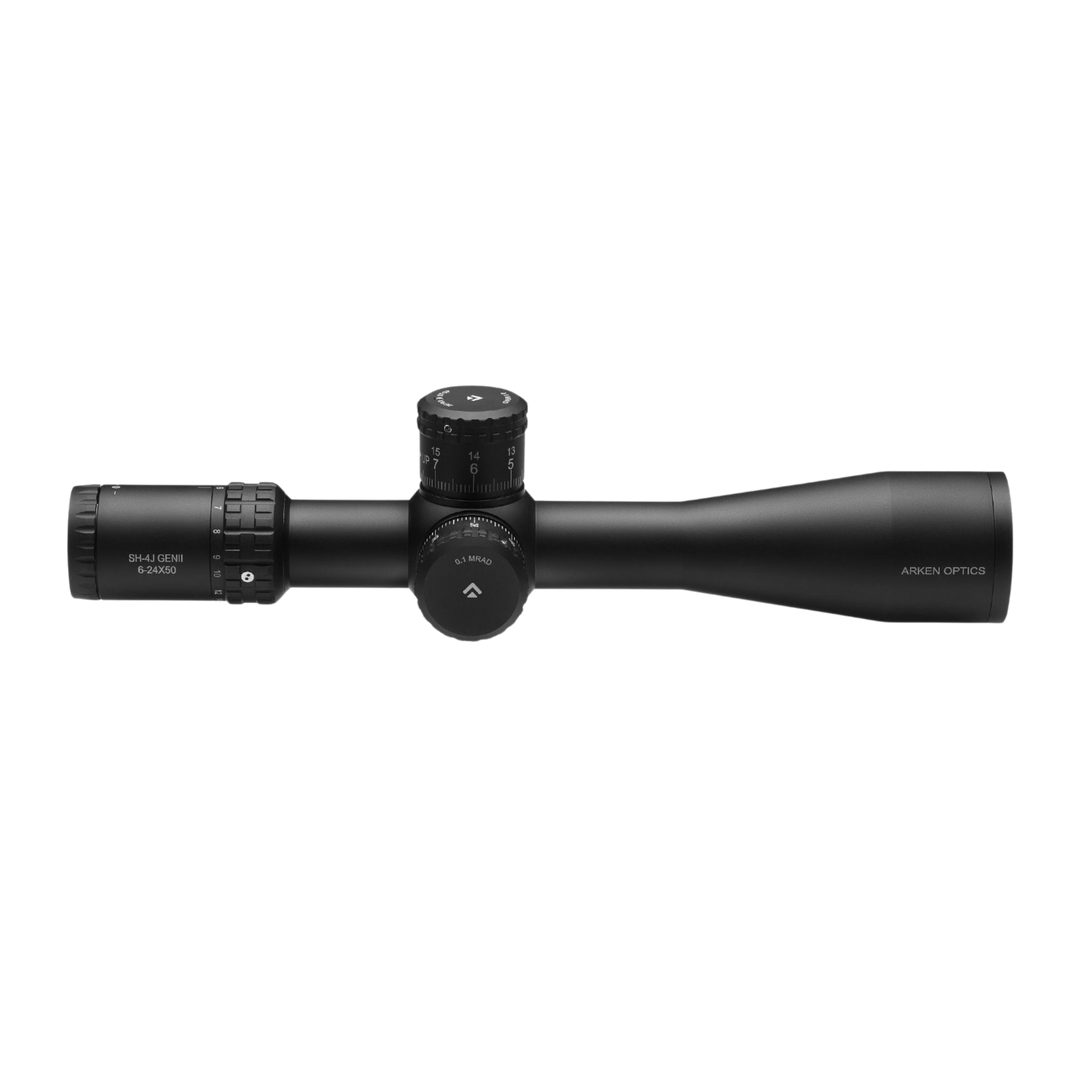 Arken Optics SH-4J 6-24X50mm FFP Illuminated VHR/VPR - Zero Stop - 34mm Tube