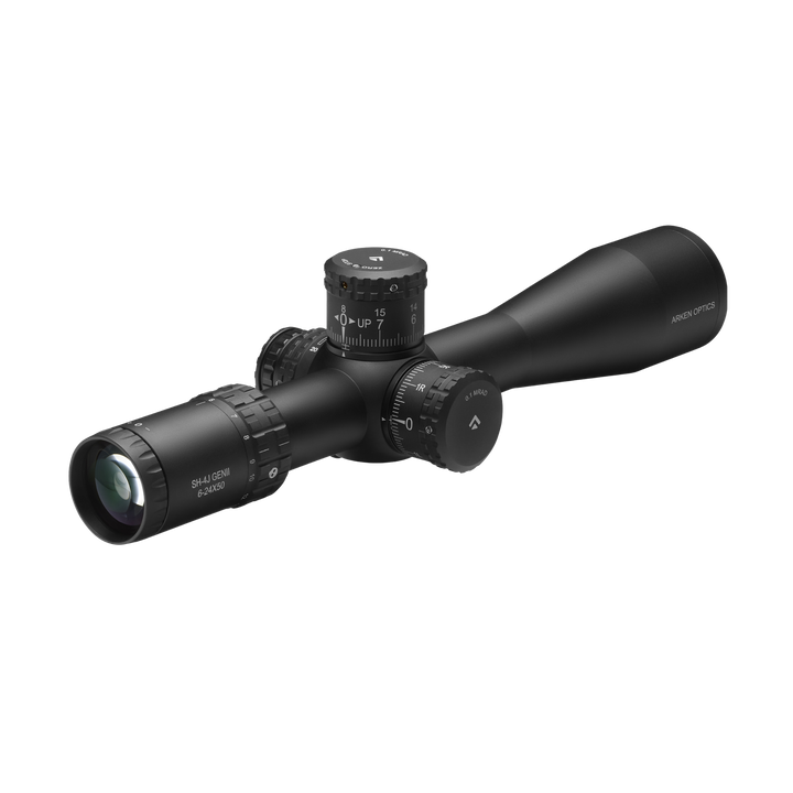 Arken Optics SH-4J 6-24X50mm FFP Illuminated VHR/VPR - Zero Stop - 34mm Tube