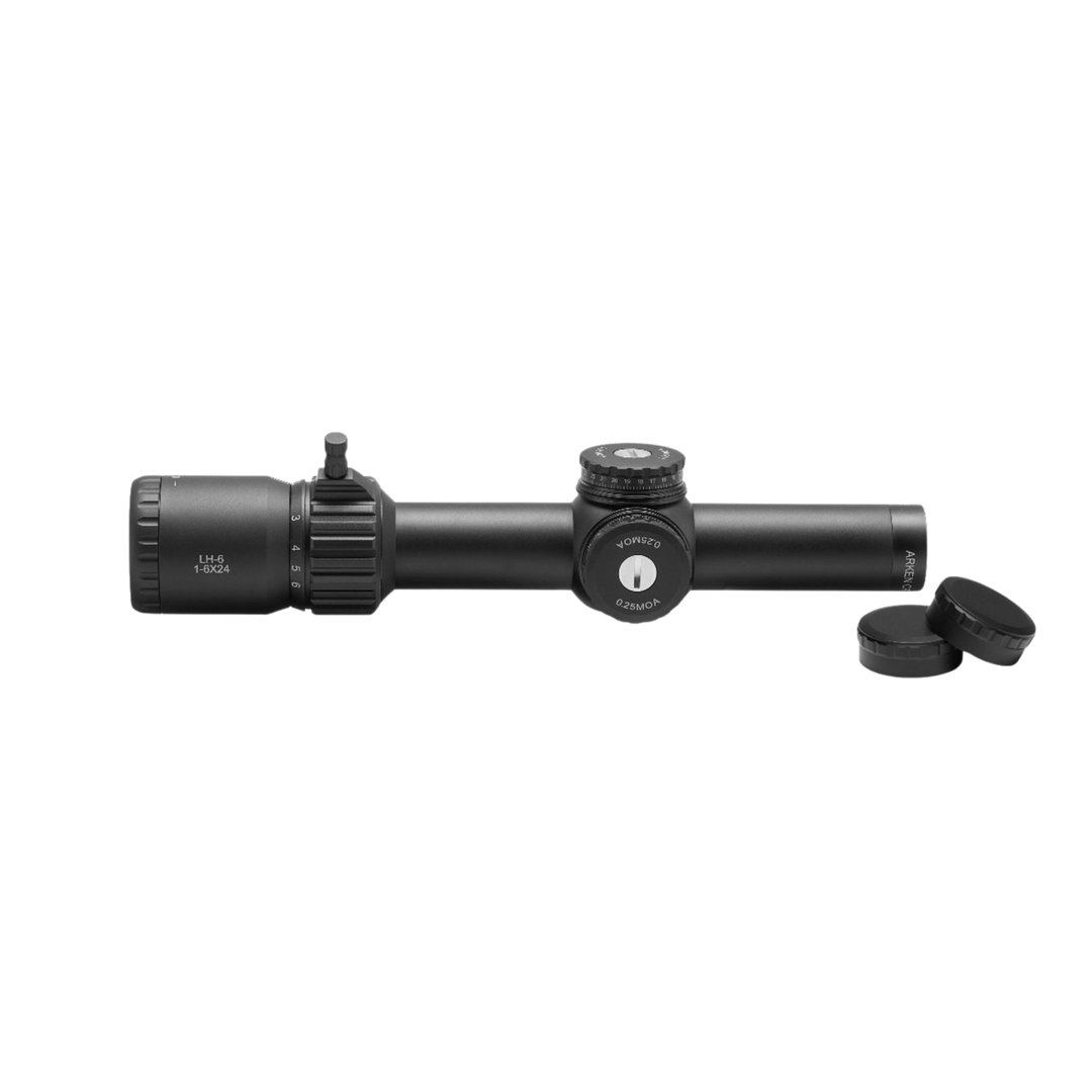 Arken Optics LH-6 1-6x24mm SFP LPVO | Illum. KLBOX | 30mm Tube Riflescope