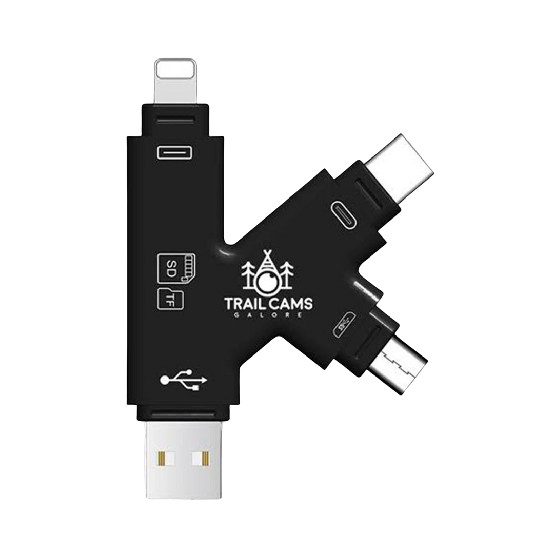 Trail Cams Galore SD Card Reader for Easy Photo Video Viewing