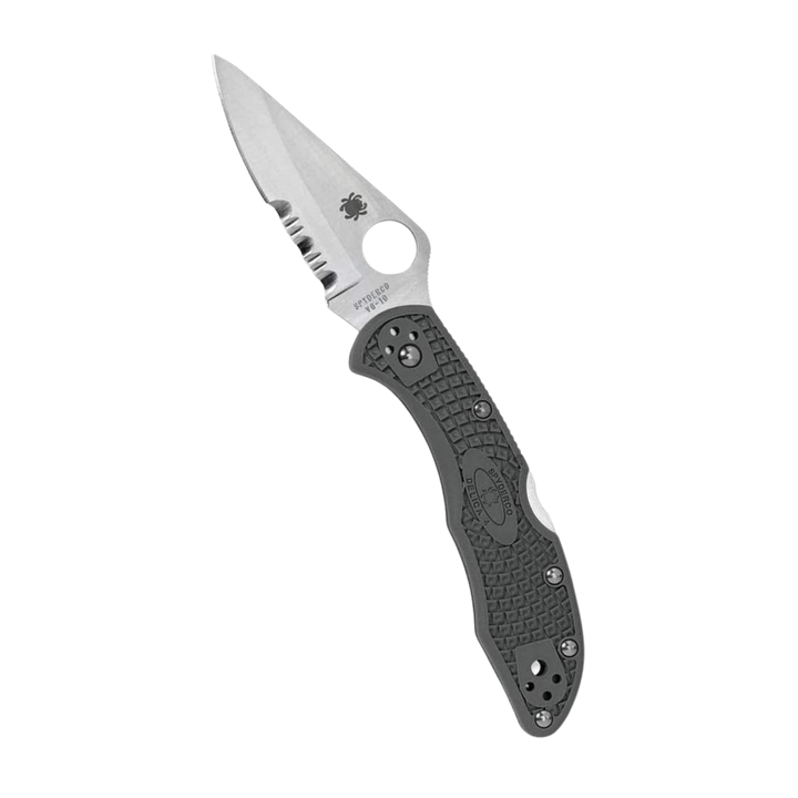 Spyderco Delica 4 Lightweight Folding Knife Green FRN Handle VG-10 Steel Blade