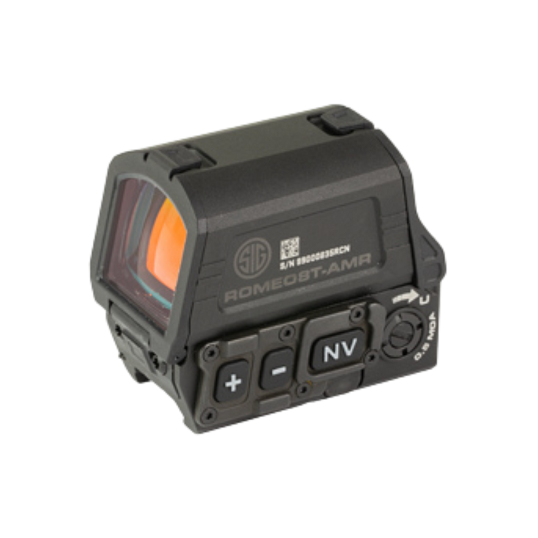 SIG SAUER Romeo 8T-AMR 1x40mm Red Dot Sight (Black, CR123 Battery)